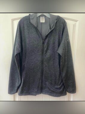 Men's size large-adidas FreeLift Climawarm Hooded jacket - gray